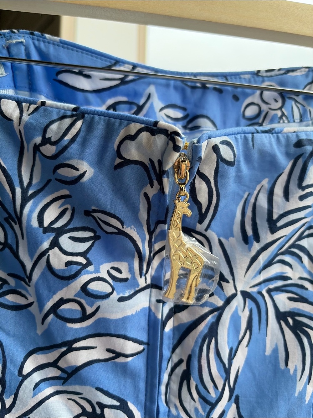 🆕 🌿🦋Lilly Pulitzer Kenni Midi Dress Size 0 Sunwashed Blue Tall Tales Strapless - Picture 8 of 17